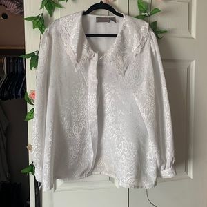 Vintage White Blouse